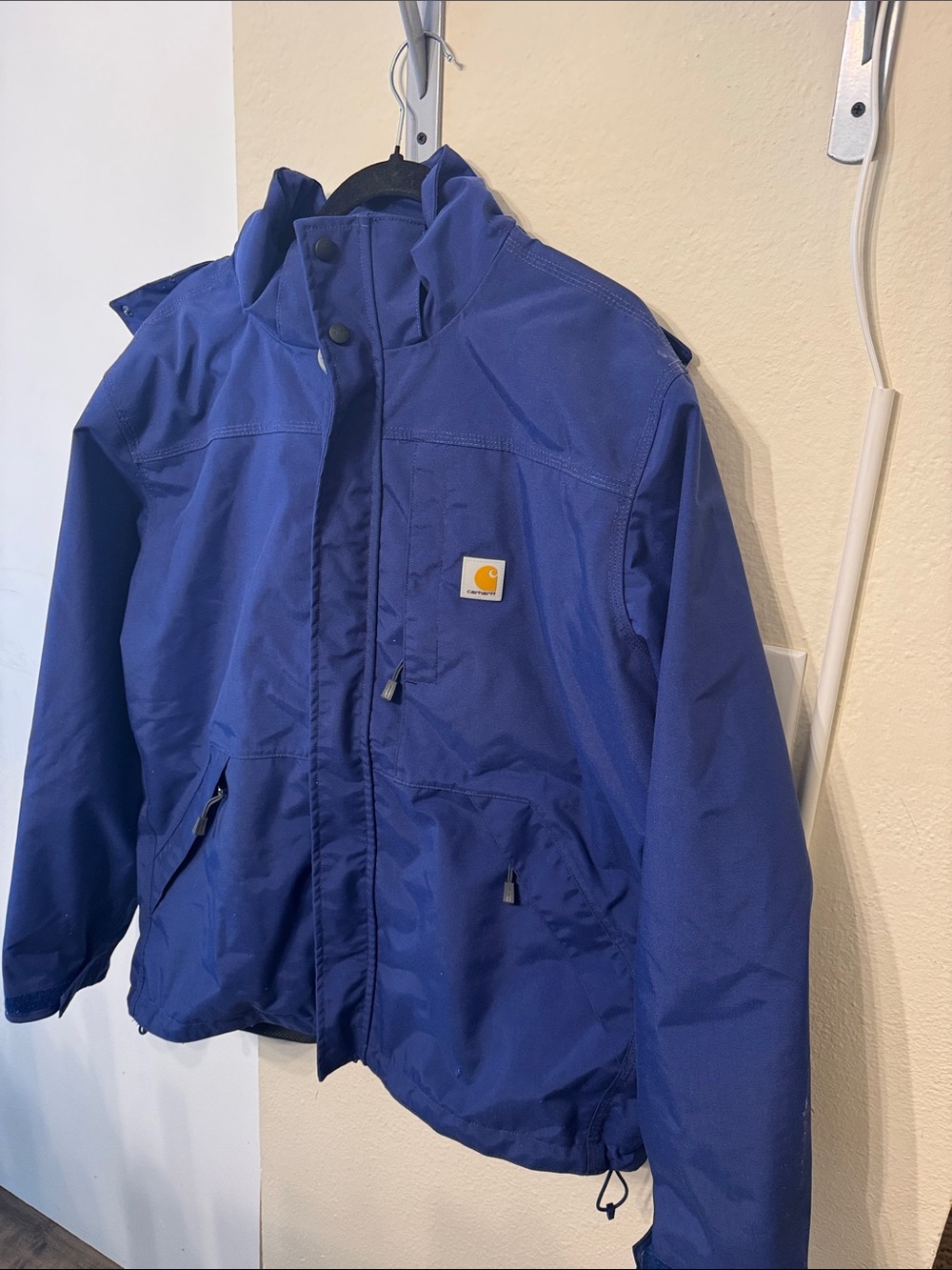 Carhartt Storm Defender Hooded Waterproof Jacket Workwear Utility Gorpcore Sz L